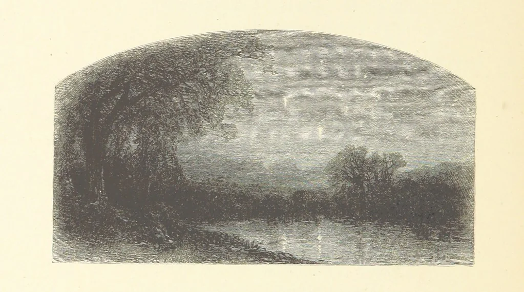 An illustration from Festival of Song: a series of Evenings with the Poets. Prepared by the author of “Salad for the Solitary” ... (F. Saunders). With ... pictures by Members of the National Academy of Design. Engraved by Bobbett and Hooper, 1866, leaf 72