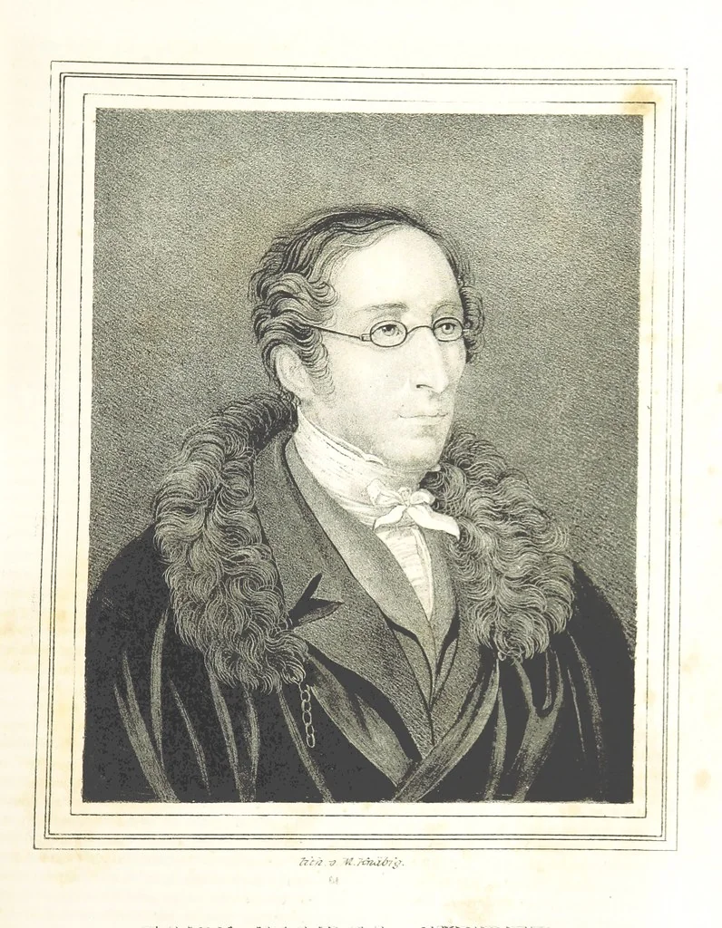An illustration from Sachsen sonst und jetzt. Historisches Werk ... Mit Beiträgen von W. Schäfer, C. A. L. Friedrich, F. Lubojatzky u. m. A. Nebst 54 lithographirten Beilagen, 1847, leaf 101