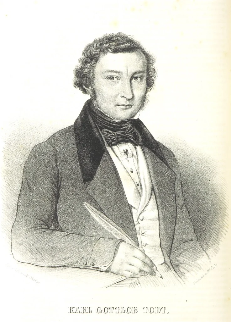 An illustration from Sachsen sonst und jetzt. Historisches Werk ... Mit Beiträgen von W. Schäfer, C. A. L. Friedrich, F. Lubojatzky u. m. A. Nebst 54 lithographirten Beilagen, 1847, leaf 142