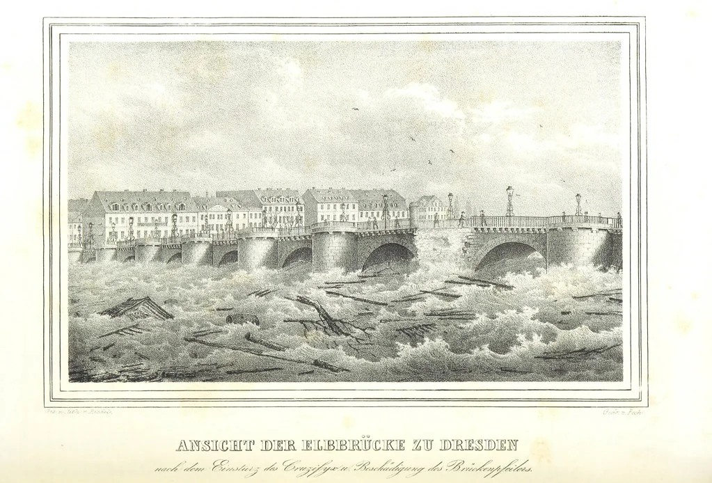 An illustration from Sachsen sonst und jetzt. Historisches Werk ... Mit Beiträgen von W. Schäfer, C. A. L. Friedrich, F. Lubojatzky u. m. A. Nebst 54 lithographirten Beilagen, 1847, leaf 150