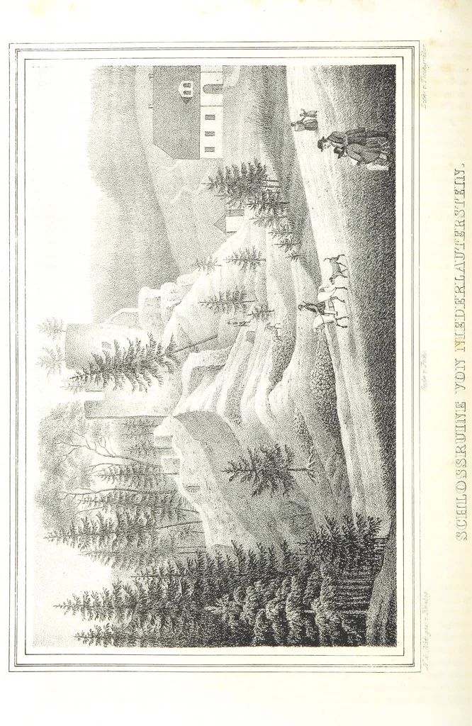 An illustration from Sachsen sonst und jetzt. Historisches Werk ... Mit Beiträgen von W. Schäfer, C. A. L. Friedrich, F. Lubojatzky u. m. A. Nebst 54 lithographirten Beilagen, 1847, leaf 164