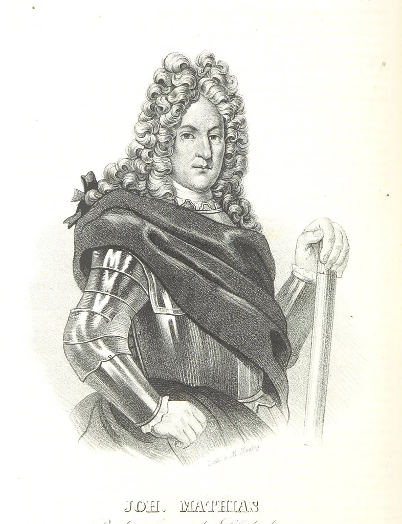 An illustration from Sachsen sonst und jetzt. Historisches Werk ... Mit Beiträgen von W. Schäfer, C. A. L. Friedrich, F. Lubojatzky u. m. A. Nebst 54 lithographirten Beilagen, 1847, leaf 198