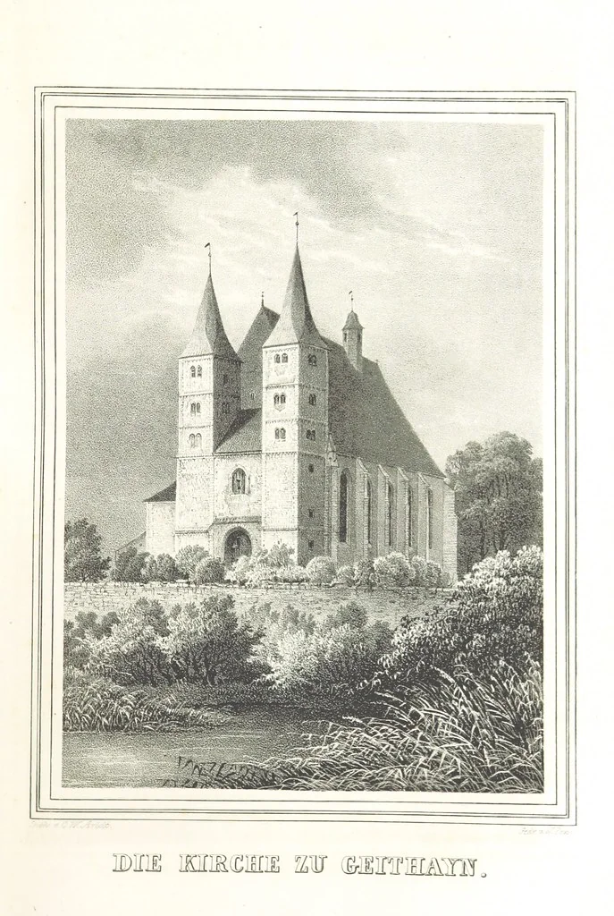 An illustration from Sachsen sonst und jetzt. Historisches Werk ... Mit Beiträgen von W. Schäfer, C. A. L. Friedrich, F. Lubojatzky u. m. A. Nebst 54 lithographirten Beilagen, 1847, leaf 203