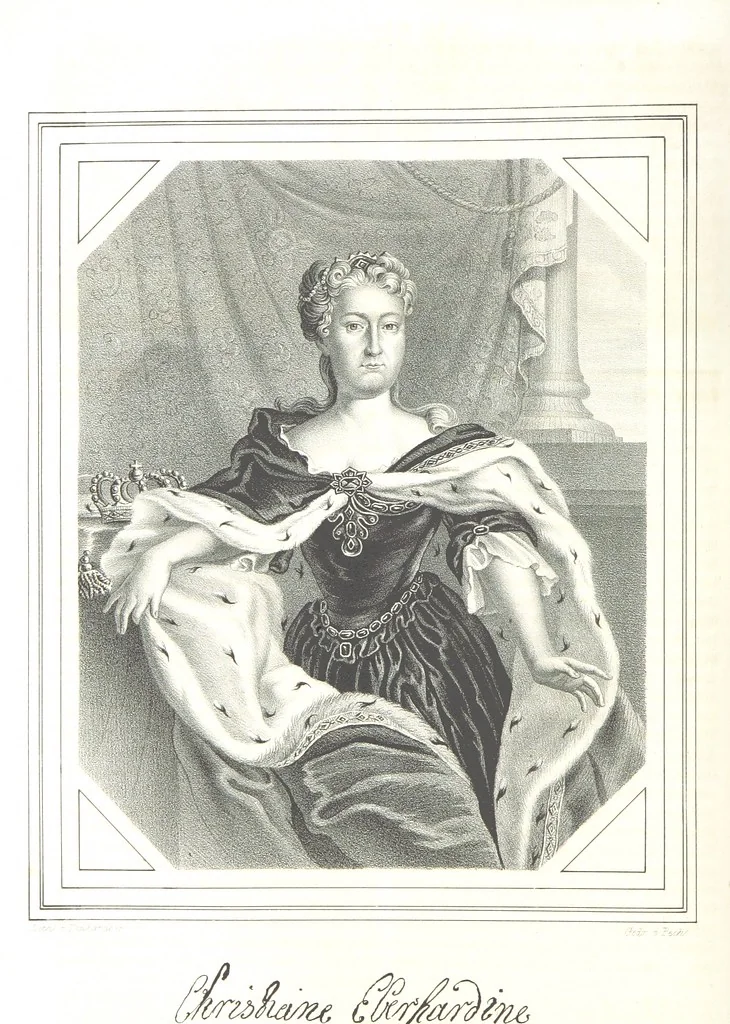 An illustration from Sachsen sonst und jetzt. Historisches Werk ... Mit Beiträgen von W. Schäfer, C. A. L. Friedrich, F. Lubojatzky u. m. A. Nebst 54 lithographirten Beilagen, 1847, leaf 46