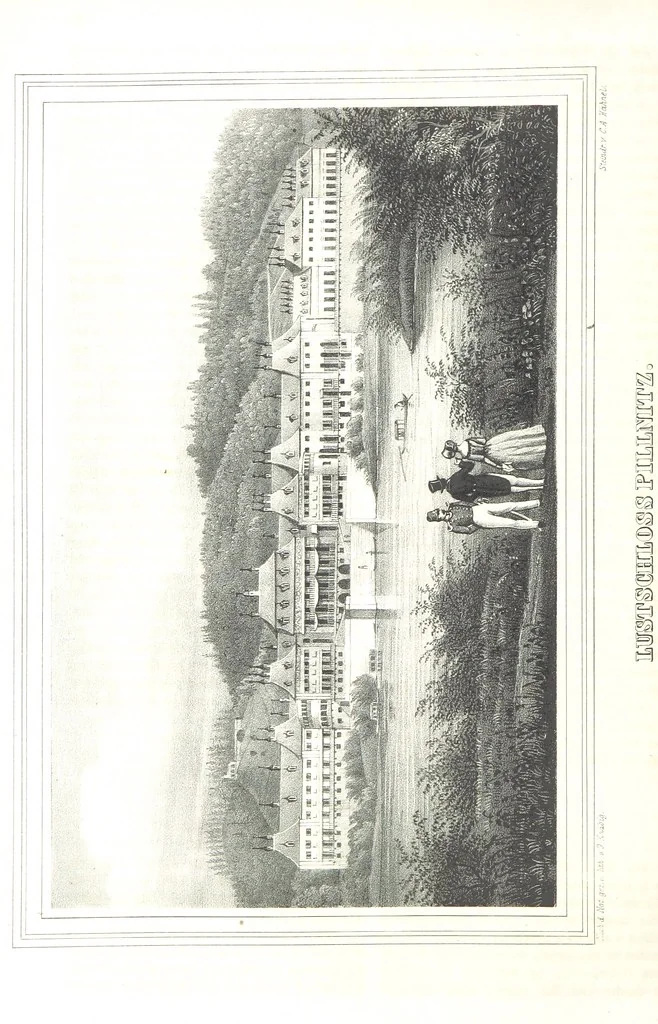 An illustration from Sachsen sonst und jetzt. Historisches Werk ... Mit Beiträgen von W. Schäfer, C. A. L. Friedrich, F. Lubojatzky u. m. A. Nebst 54 lithographirten Beilagen, 1847, leaf 54