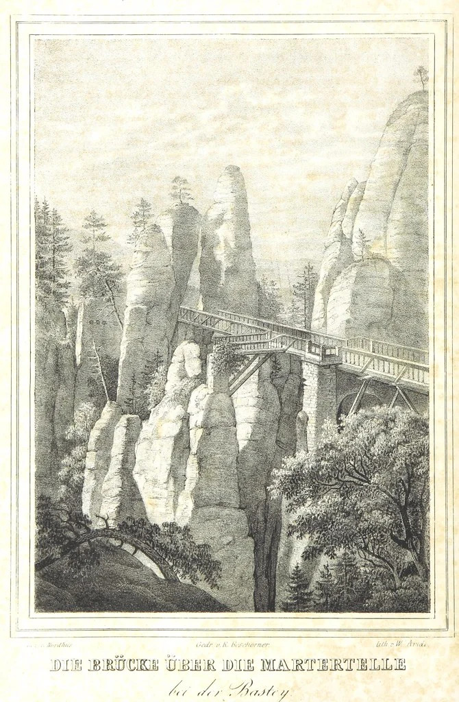 An illustration from Sachsen sonst und jetzt. Historisches Werk ... Mit Beiträgen von W. Schäfer, C. A. L. Friedrich, F. Lubojatzky u. m. A. Nebst 54 lithographirten Beilagen, 1847, leaf 88