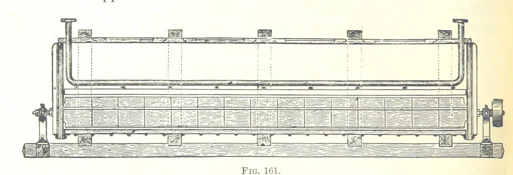 An illustration from Handbook of Metallurgy ... Translated by H. Louis, 1898, leaf 274