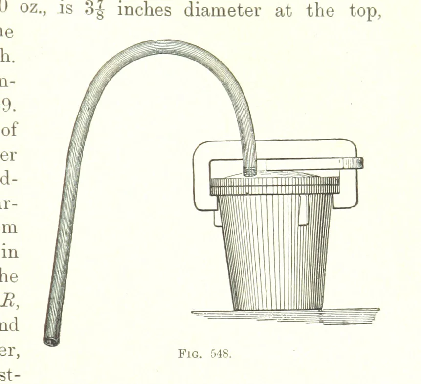 An illustration from Handbook of Metallurgy ... Translated by H. Louis, 1898, leaf 823
