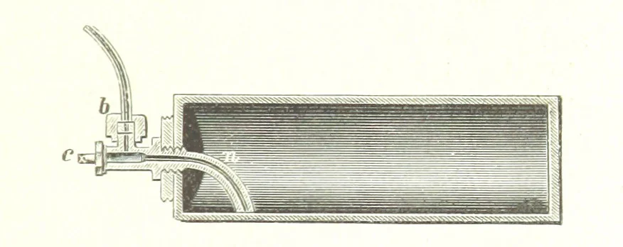 An illustration from Handbook of Metallurgy ... Translated by H. Louis, 1898, leaf 101