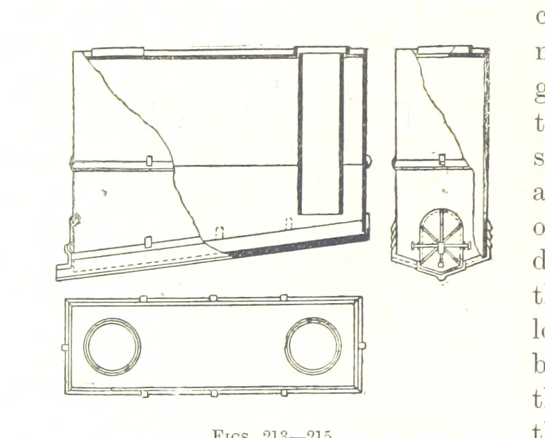An illustration from Handbook of Metallurgy ... Translated by H. Louis, 1898, leaf 312