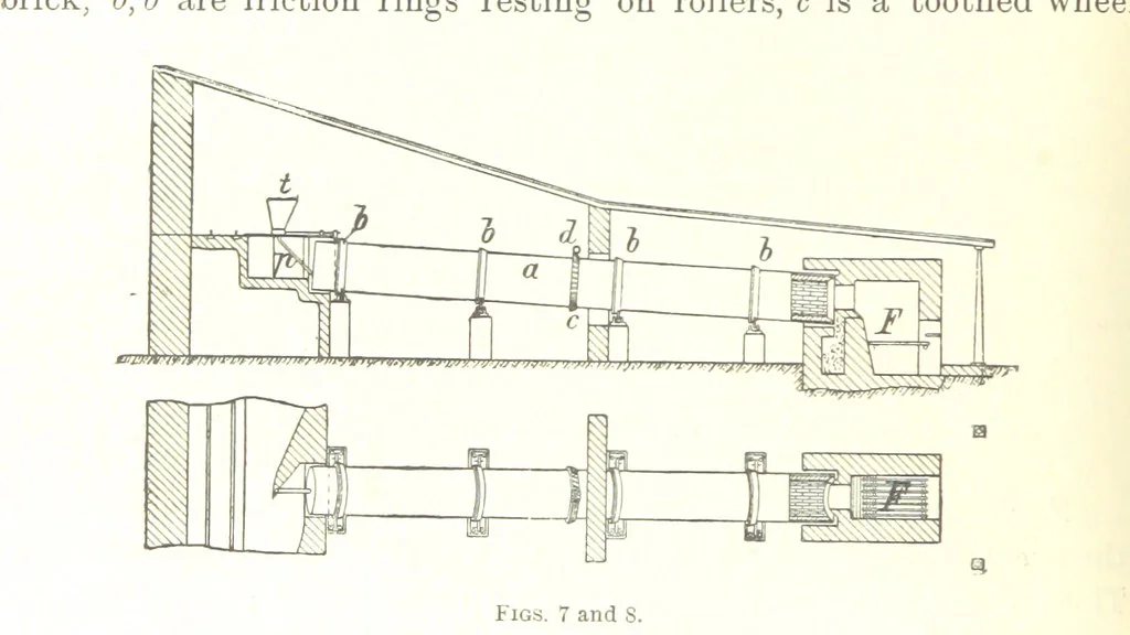 An illustration from Handbook of Metallurgy ... Translated by H. Louis, 1898, leaf 50