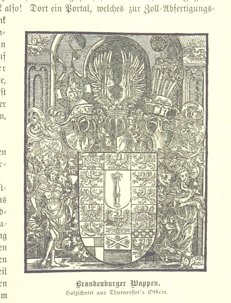 An illustration from Aus Alt-Berlin. Stille Ecken und Winkel der Reichshauptstadt in kulturhistorischen Schilderungen, etc, 1891, leaf 153