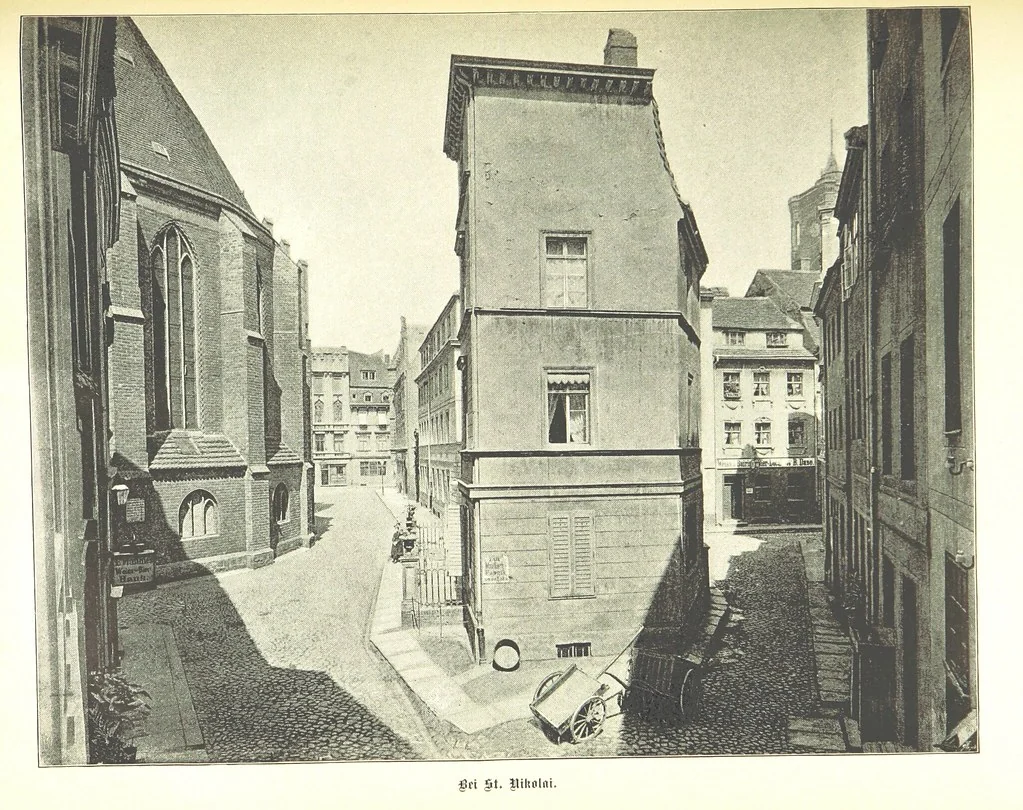 An illustration from Aus Alt-Berlin. Stille Ecken und Winkel der Reichshauptstadt in kulturhistorischen Schilderungen, etc, 1891, leaf 156