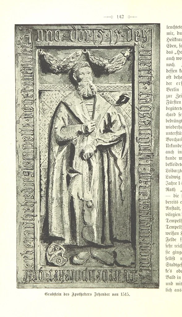 An illustration from Aus Alt-Berlin. Stille Ecken und Winkel der Reichshauptstadt in kulturhistorischen Schilderungen, etc, 1891, leaf 160