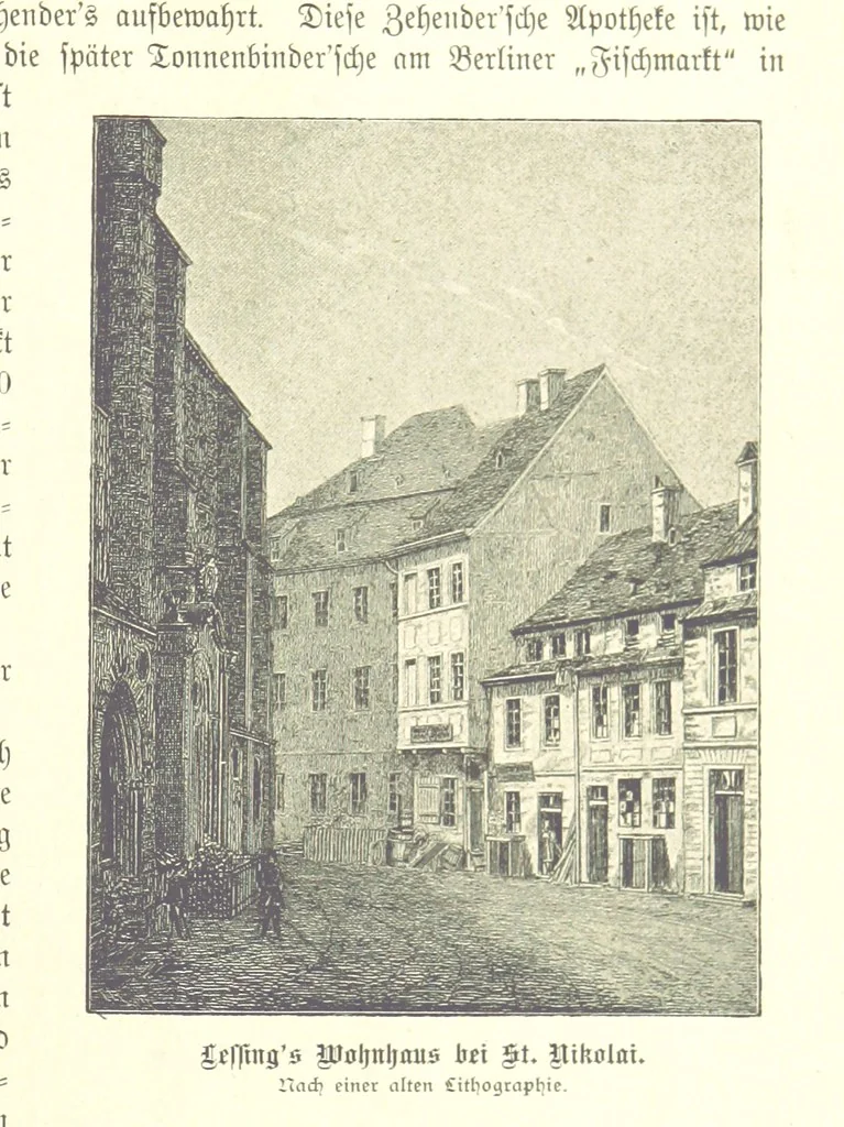 An illustration from Aus Alt-Berlin. Stille Ecken und Winkel der Reichshauptstadt in kulturhistorischen Schilderungen, etc, 1891, leaf 161