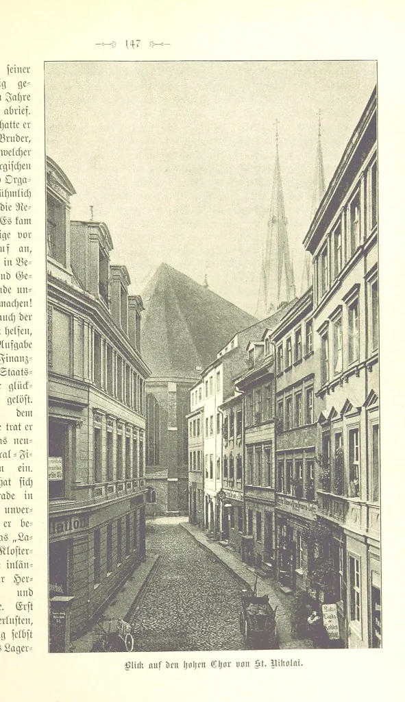 An illustration from Aus Alt-Berlin. Stille Ecken und Winkel der Reichshauptstadt in kulturhistorischen Schilderungen, etc, 1891, leaf 165