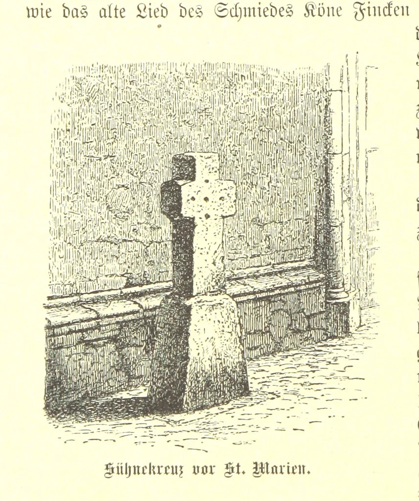 An illustration from Aus Alt-Berlin. Stille Ecken und Winkel der Reichshauptstadt in kulturhistorischen Schilderungen, etc, 1891, leaf 210