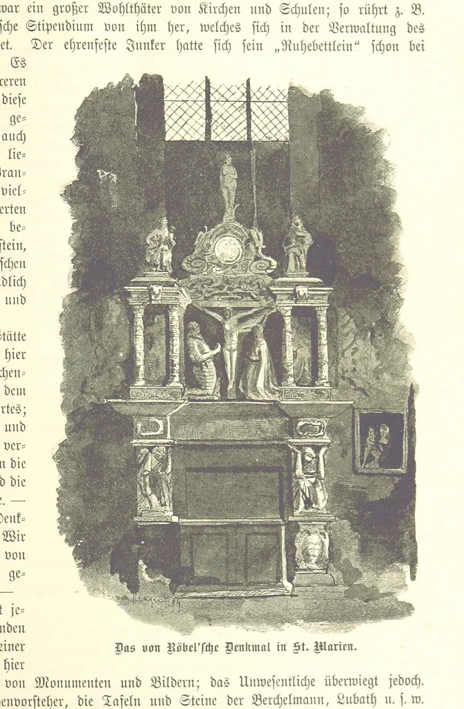 An illustration from Aus Alt-Berlin. Stille Ecken und Winkel der Reichshauptstadt in kulturhistorischen Schilderungen, etc, 1891, leaf 217