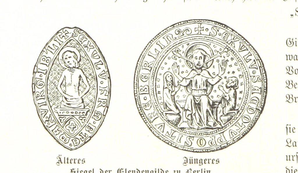 An illustration from Aus Alt-Berlin. Stille Ecken und Winkel der Reichshauptstadt in kulturhistorischen Schilderungen, etc, 1891, leaf 230