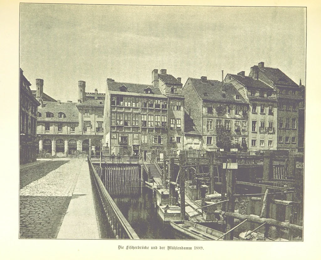 An illustration from Aus Alt-Berlin. Stille Ecken und Winkel der Reichshauptstadt in kulturhistorischen Schilderungen, etc, 1891, leaf 317