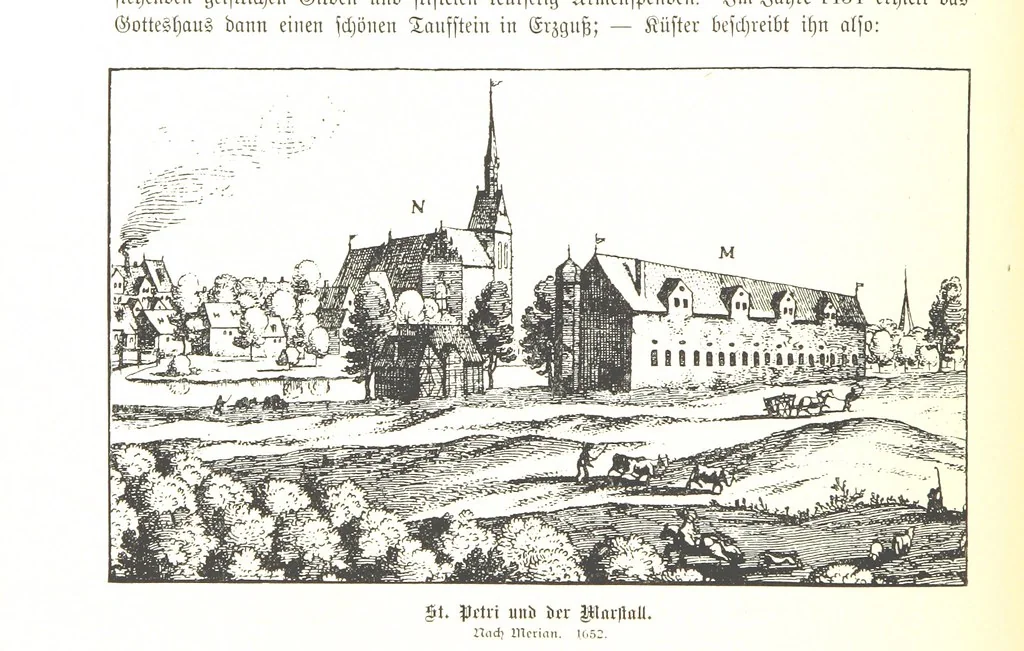 An illustration from Aus Alt-Berlin. Stille Ecken und Winkel der Reichshauptstadt in kulturhistorischen Schilderungen, etc, 1891, leaf 326