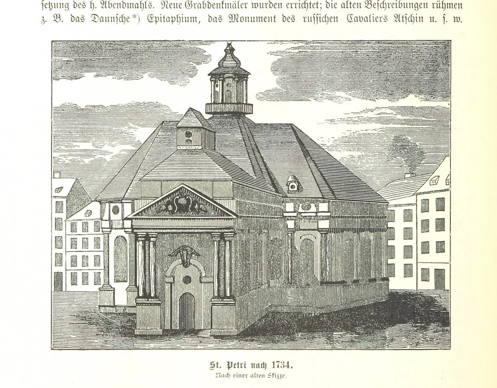 An illustration from Aus Alt-Berlin. Stille Ecken und Winkel der Reichshauptstadt in kulturhistorischen Schilderungen, etc, 1891, leaf 334