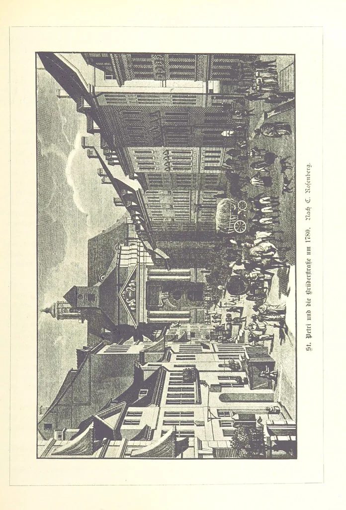 An illustration from Aus Alt-Berlin. Stille Ecken und Winkel der Reichshauptstadt in kulturhistorischen Schilderungen, etc, 1891, leaf 335