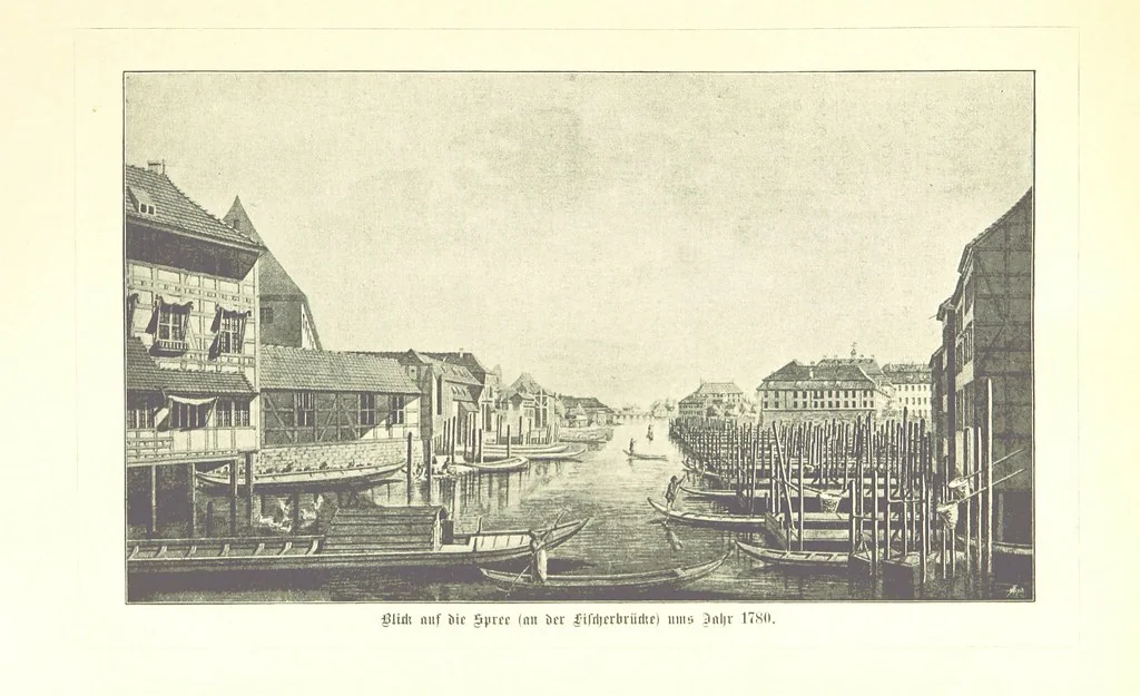 An illustration from Aus Alt-Berlin. Stille Ecken und Winkel der Reichshauptstadt in kulturhistorischen Schilderungen, etc, 1891, leaf 35