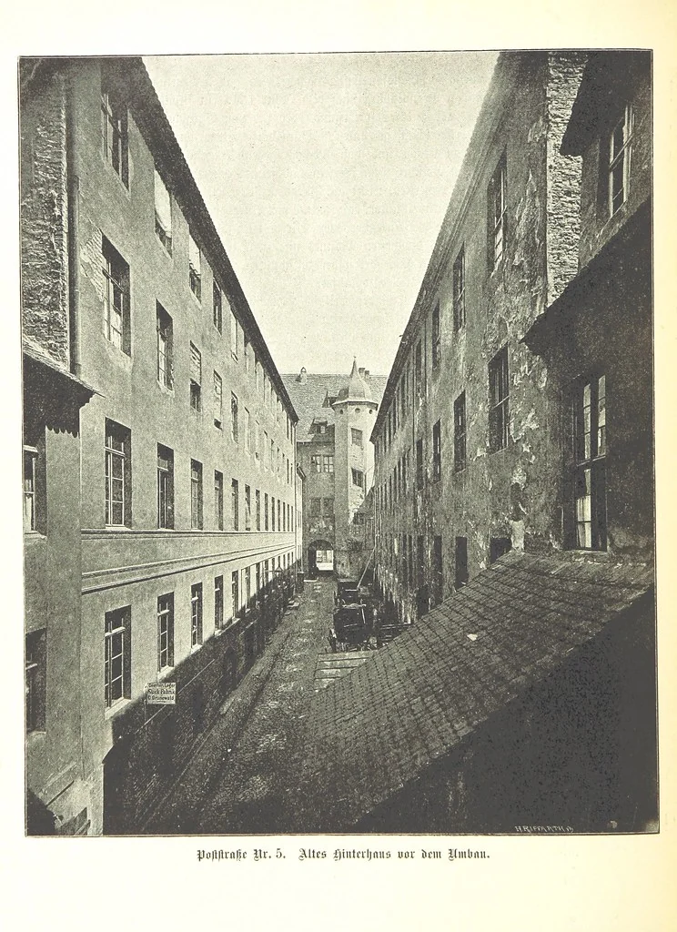 An illustration from Aus Alt-Berlin. Stille Ecken und Winkel der Reichshauptstadt in kulturhistorischen Schilderungen, etc, 1891, leaf 412