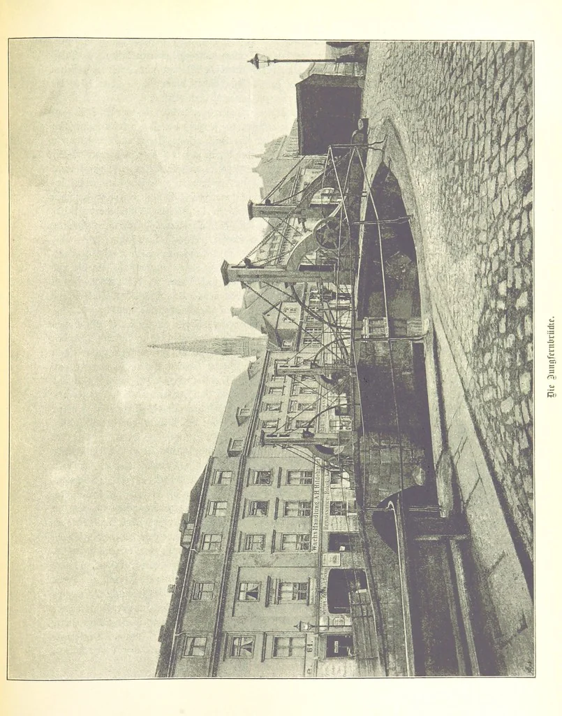 An illustration from Aus Alt-Berlin. Stille Ecken und Winkel der Reichshauptstadt in kulturhistorischen Schilderungen, etc, 1891, leaf 427