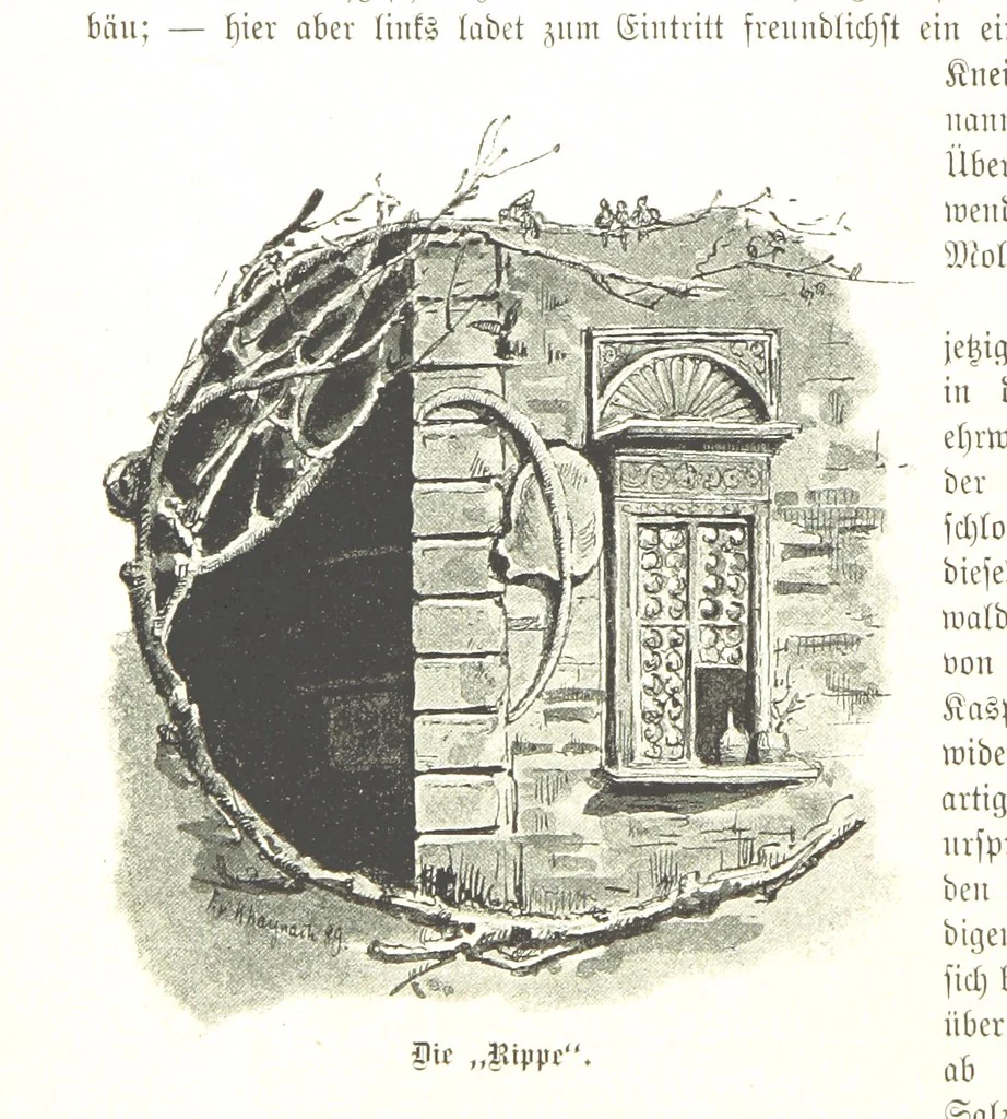 An illustration from Aus Alt-Berlin. Stille Ecken und Winkel der Reichshauptstadt in kulturhistorischen Schilderungen, etc, 1891, leaf 44