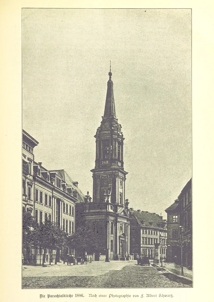 An illustration from Aus Alt-Berlin. Stille Ecken und Winkel der Reichshauptstadt in kulturhistorischen Schilderungen, etc, 1891, leaf 455
