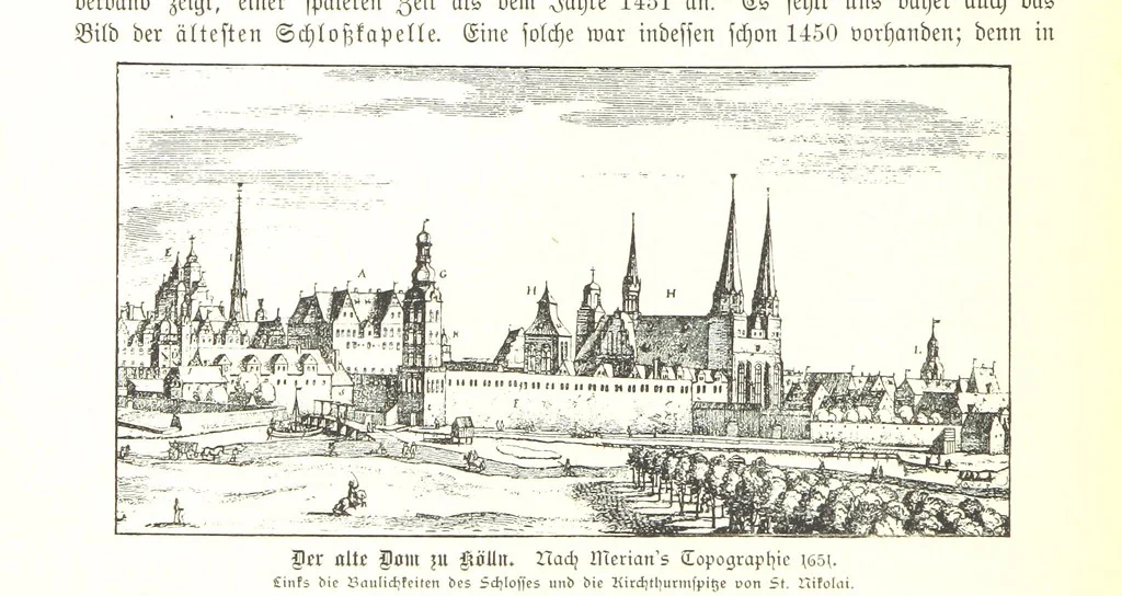 An illustration from Aus Alt-Berlin. Stille Ecken und Winkel der Reichshauptstadt in kulturhistorischen Schilderungen, etc, 1891, leaf 486