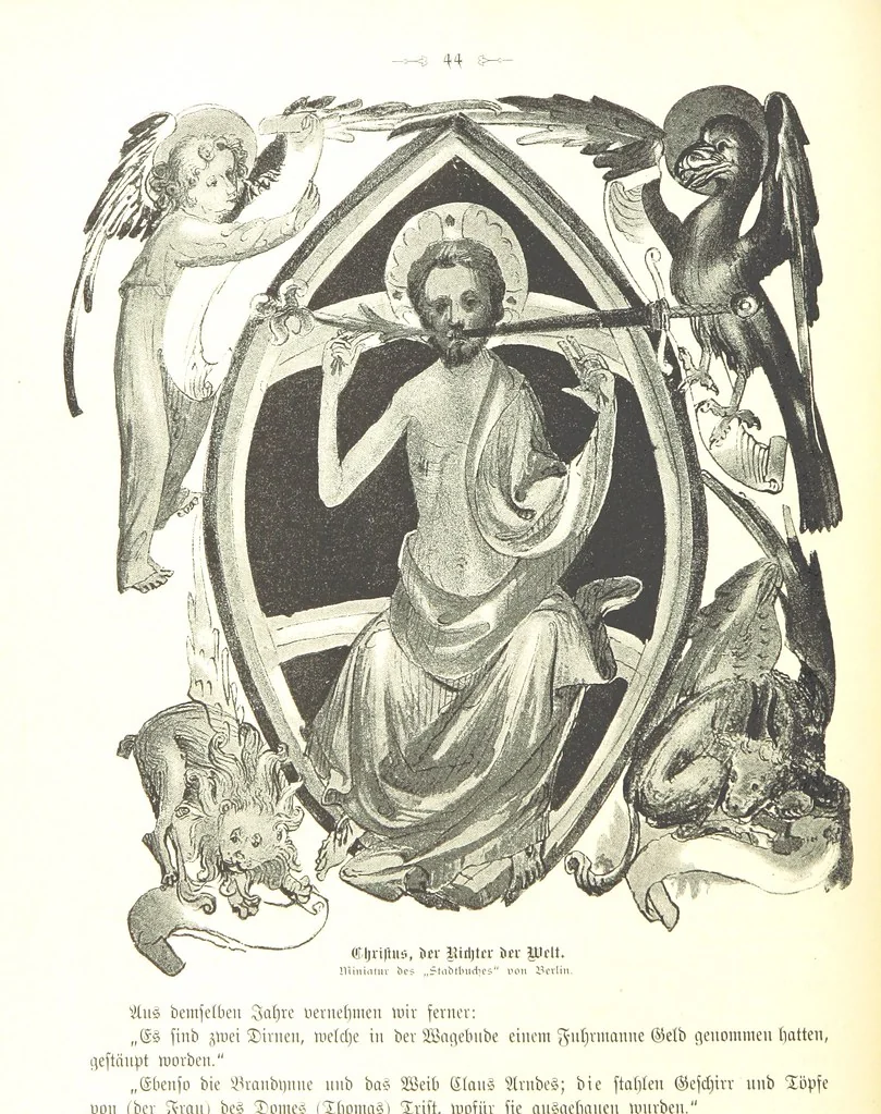 An illustration from Aus Alt-Berlin. Stille Ecken und Winkel der Reichshauptstadt in kulturhistorischen Schilderungen, etc, 1891, leaf 60