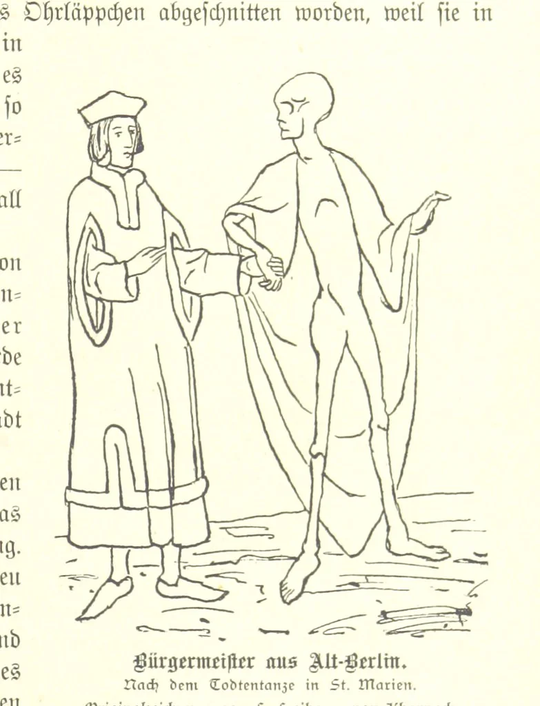 An illustration from Aus Alt-Berlin. Stille Ecken und Winkel der Reichshauptstadt in kulturhistorischen Schilderungen, etc, 1891, leaf 63