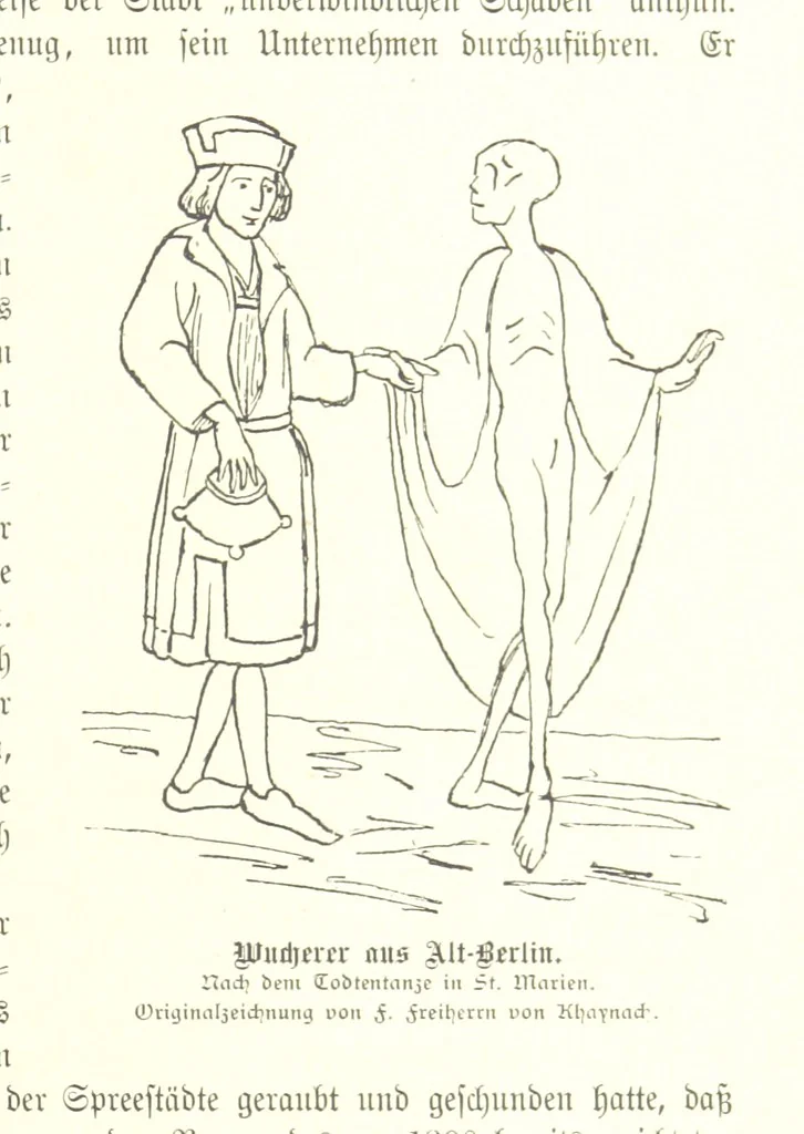 An illustration from Aus Alt-Berlin. Stille Ecken und Winkel der Reichshauptstadt in kulturhistorischen Schilderungen, etc, 1891, leaf 67