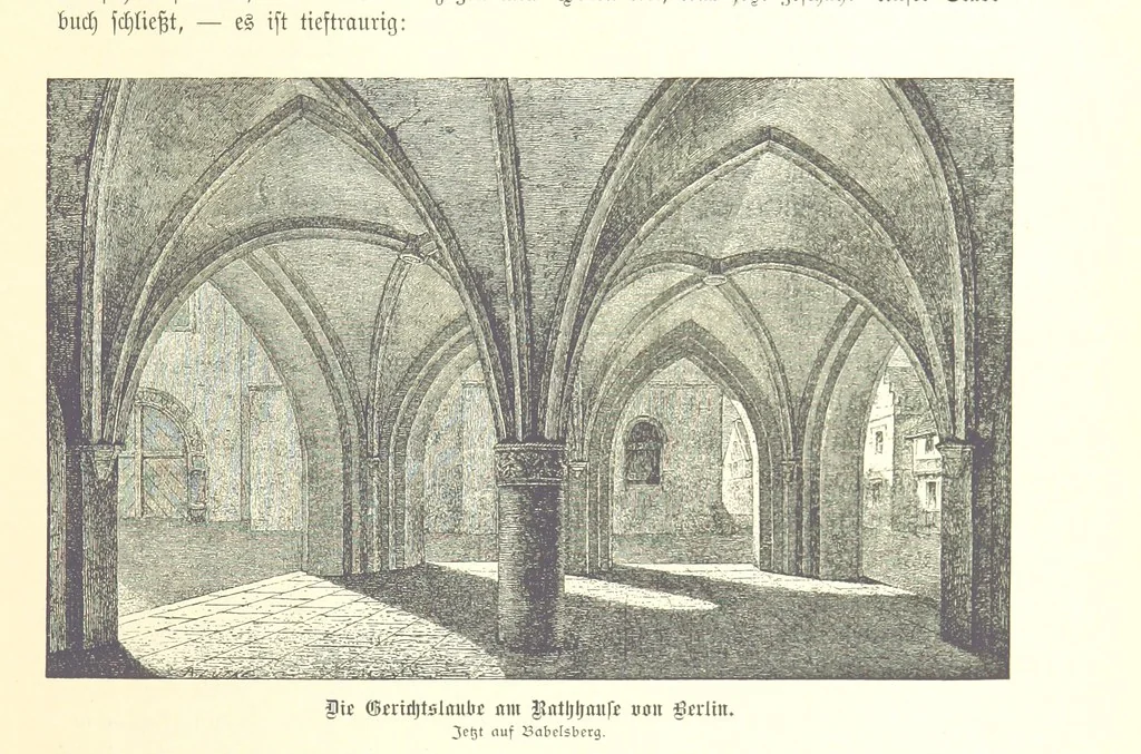 An illustration from Aus Alt-Berlin. Stille Ecken und Winkel der Reichshauptstadt in kulturhistorischen Schilderungen, etc, 1891, leaf 69