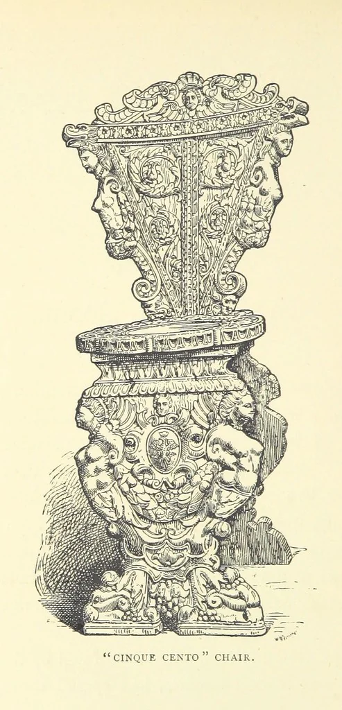An illustration from Tuscan Studies and Sketches. ... Illustrated, 1887, leaf 132