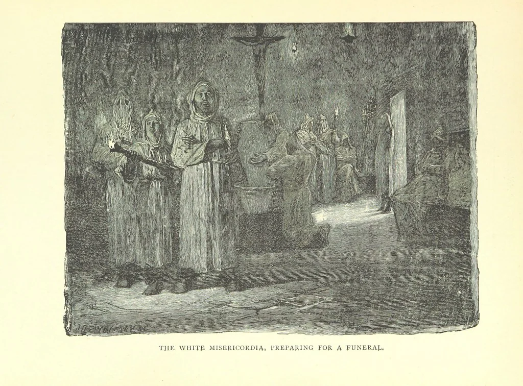 An illustration from Tuscan Studies and Sketches. ... Illustrated, 1887, leaf 193