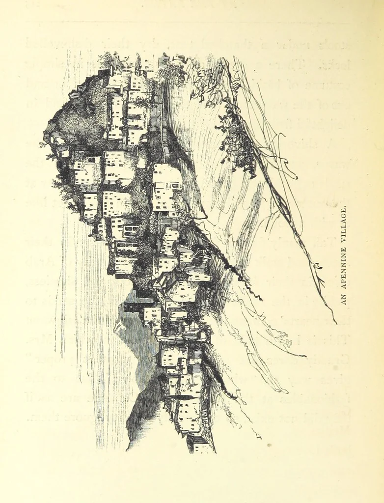 An illustration from Tuscan Studies and Sketches. ... Illustrated, 1887, leaf 220
