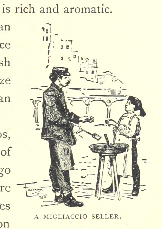 An illustration from Tuscan Studies and Sketches. ... Illustrated, 1887, leaf 269