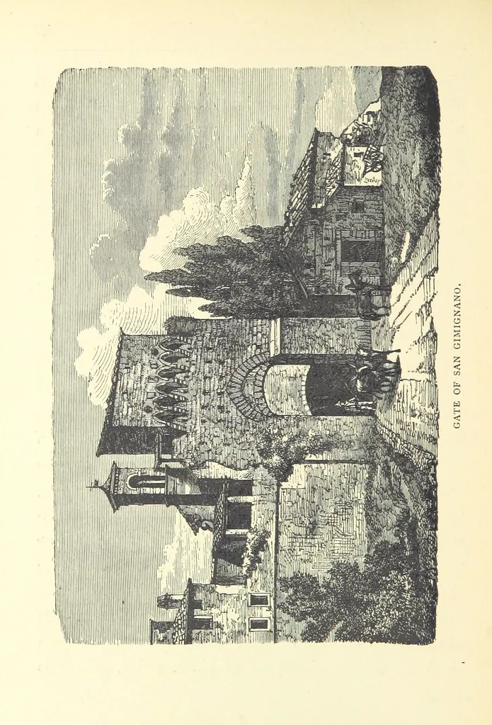 An illustration from Tuscan Studies and Sketches. ... Illustrated, 1887, leaf 312
