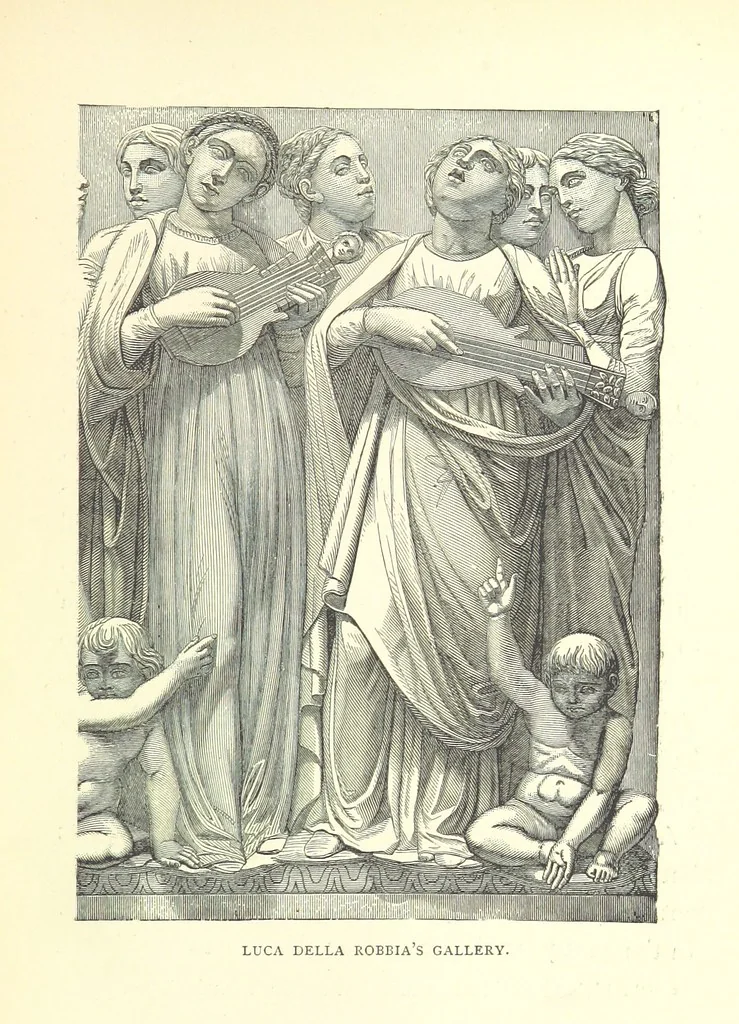 An illustration from Tuscan Studies and Sketches. ... Illustrated, 1887, leaf 99