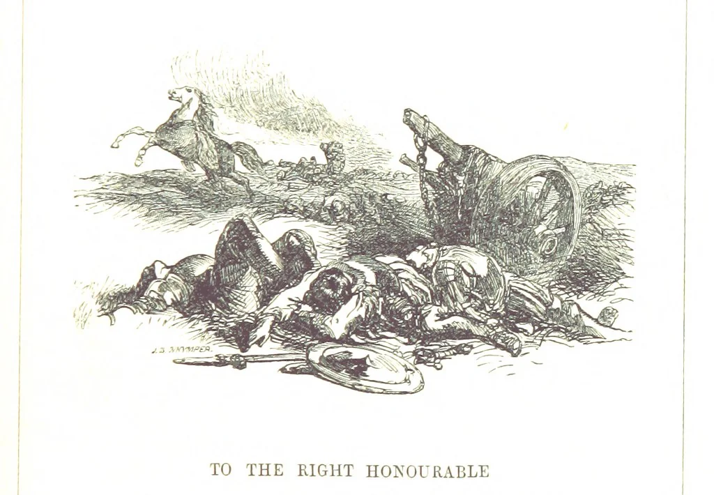 An illustration from The Poetical Works of Sir Walter Scott ... With a memoir of the author. Illustrated by many engravings, etc, 1857, leaf 109