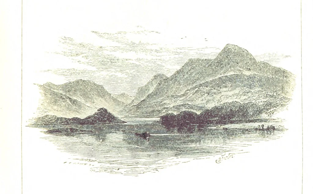 An illustration from The Poetical Works of Sir Walter Scott ... With a memoir of the author. Illustrated by many engravings, etc, 1857, leaf 253
