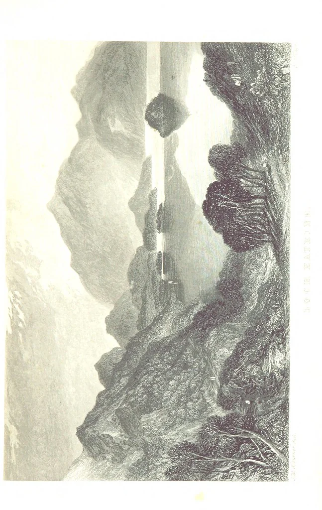 An illustration from The Poetical Works of Sir Walter Scott ... With a memoir of the author. Illustrated by many engravings, etc, 1857, leaf 261