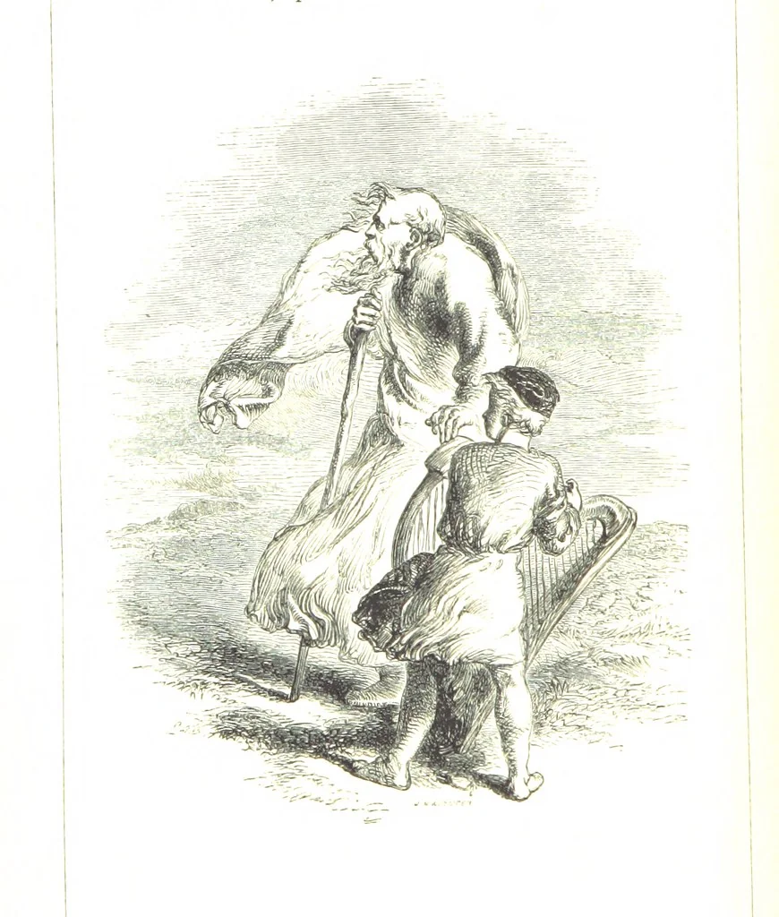 An illustration from The Poetical Works of Sir Walter Scott ... With a memoir of the author. Illustrated by many engravings, etc, 1857, leaf 38