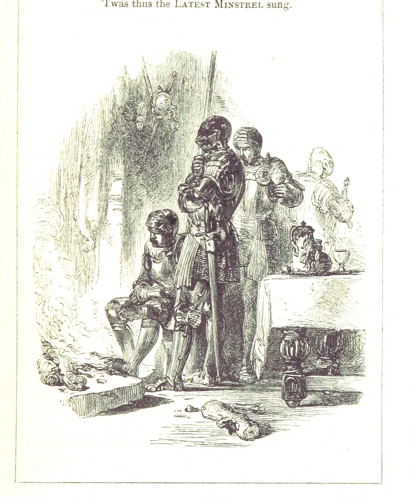 An illustration from The Poetical Works of Sir Walter Scott ... With a memoir of the author. Illustrated by many engravings, etc, 1857, leaf 41