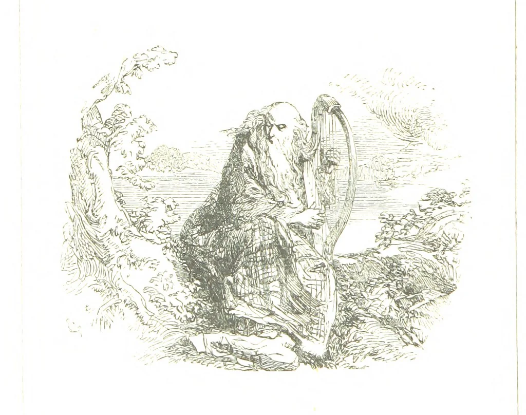 An illustration from The Poetical Works of Sir Walter Scott ... With a memoir of the author. Illustrated by many engravings, etc, 1857, leaf 676