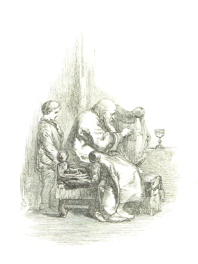 An illustration from The Poetical Works of Sir Walter Scott ... With a memoir of the author. Illustrated by many engravings, etc, 1857, leaf 678